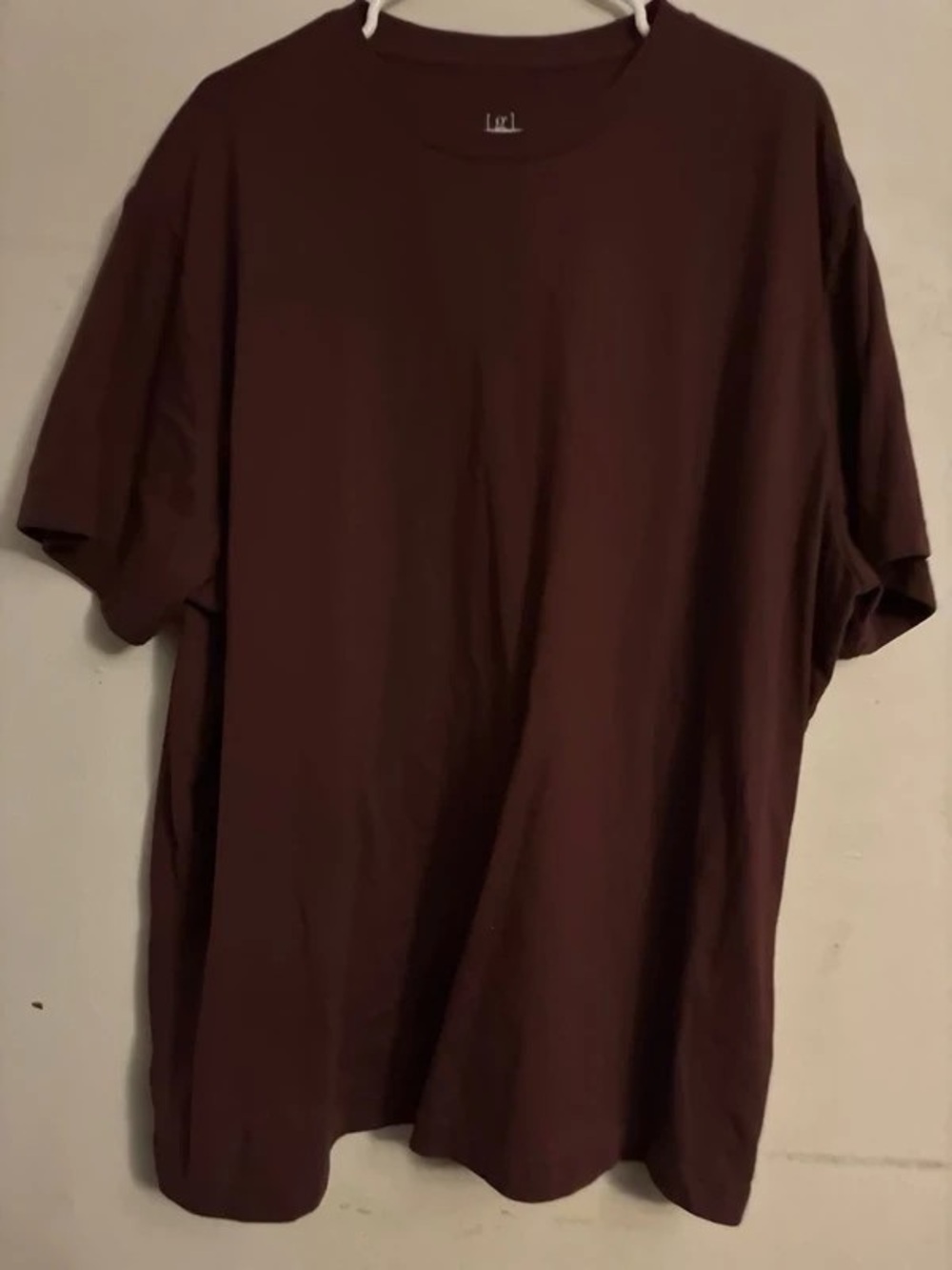 Men's Solid Brown Crewneck T-Shirt
